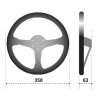 Sparco 350mm Steering Wheel Leather